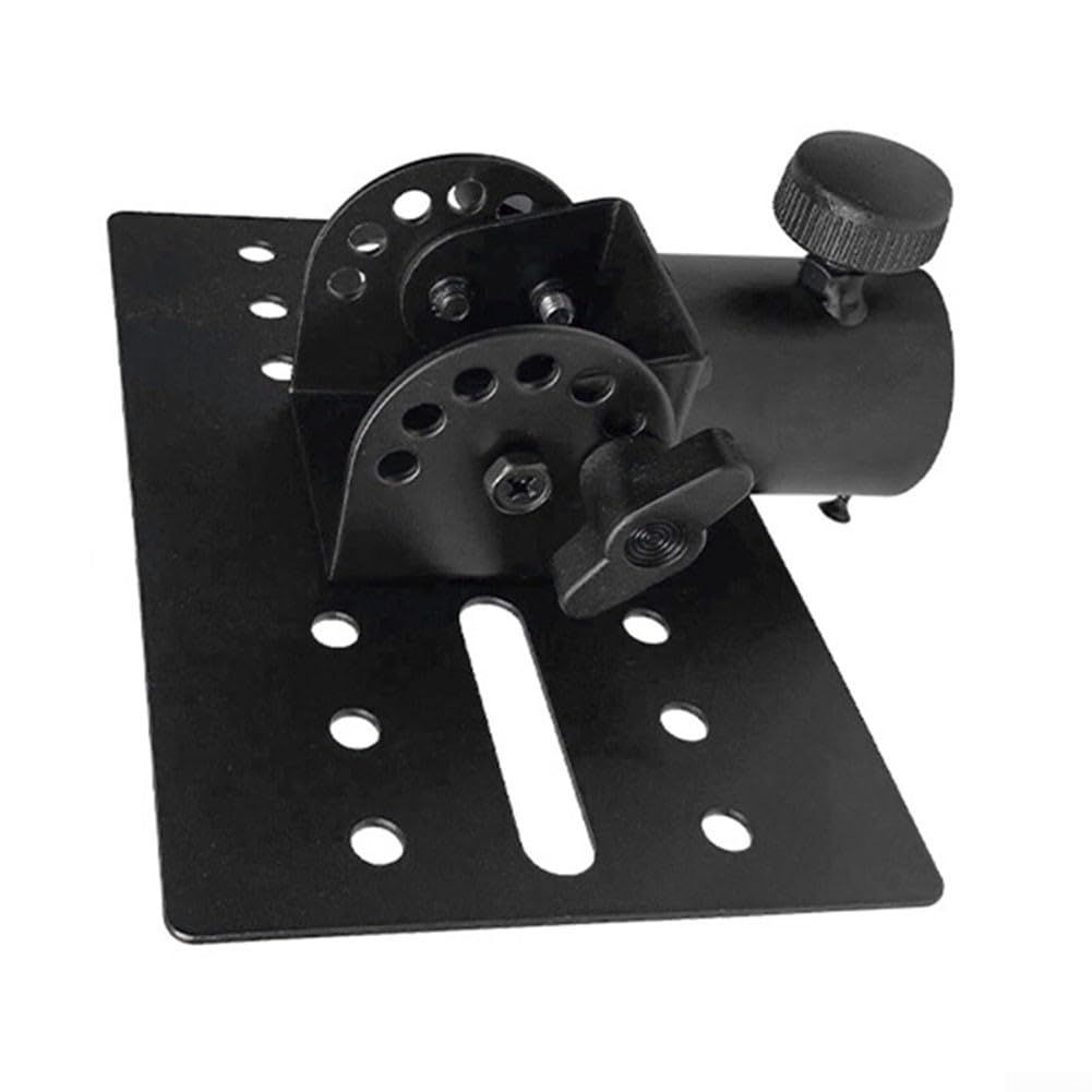 Rotatable Speaker Stand Adapter 35mm Tripod Mount Top Cap Metal DJ Pole Bracket PA Speaker Angle Adjuster Sound System Holder Stage Audio Equipment Fitting Portable