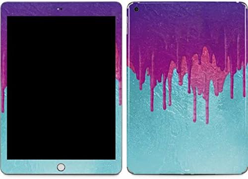 Skinit Decal Tablet Skin Compatible with iPad 9.7in (2018) - Originally Designed Paint Splatter Purple Design