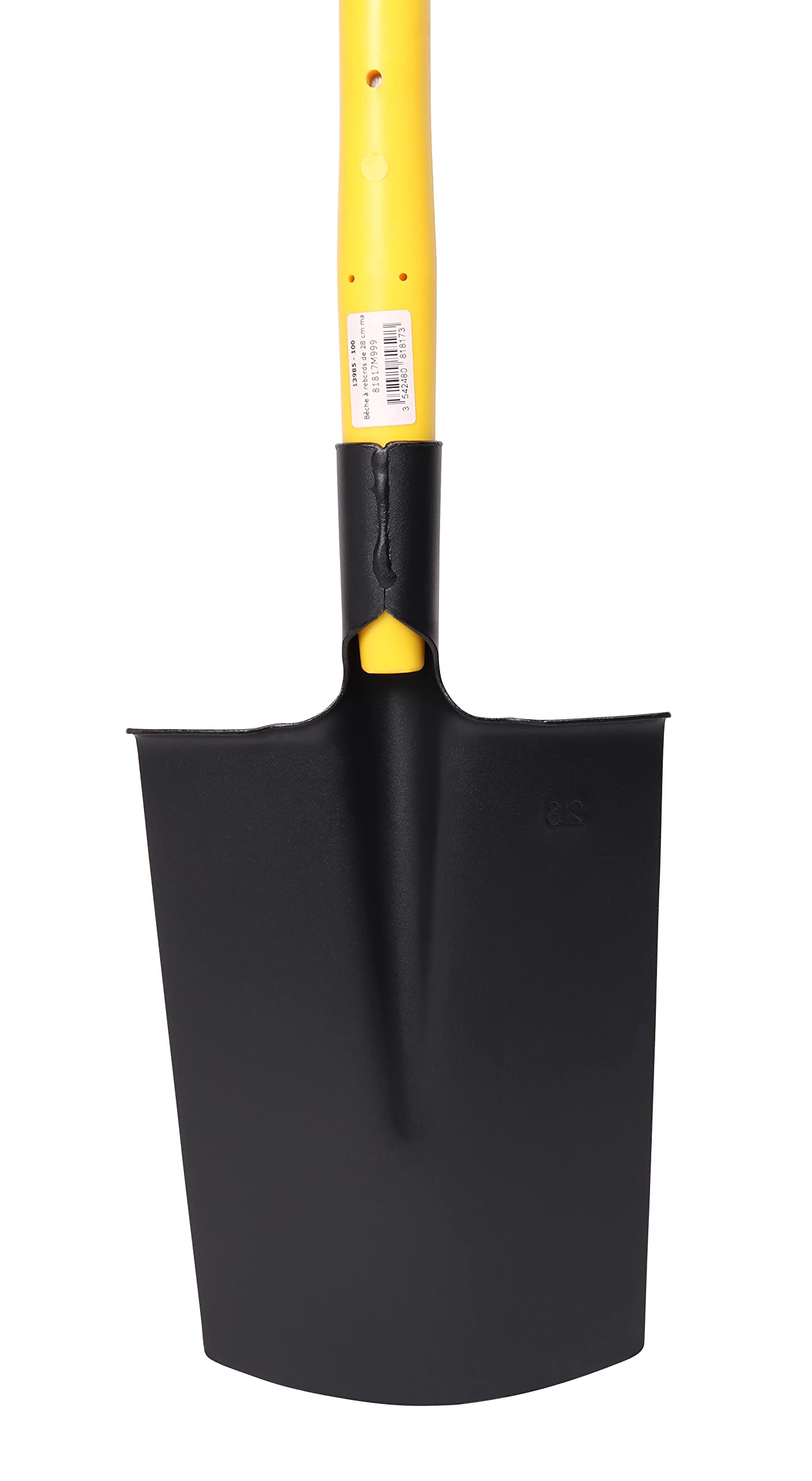 Spear & Jackson 81817 Bêche senlis 28 cm avec Manche trimatière béquille 90 cm