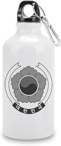 MAIPHUONGANH Flag of South Korea Water Bottles,sports Bottle with Carabiner Screw Head