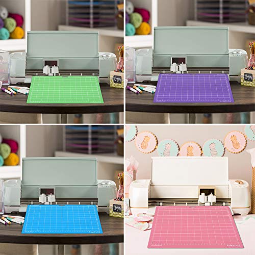 EVISWIY 12x12 Cutting Mats for Cricut Maker 3/Maker Explore Air 2/Air