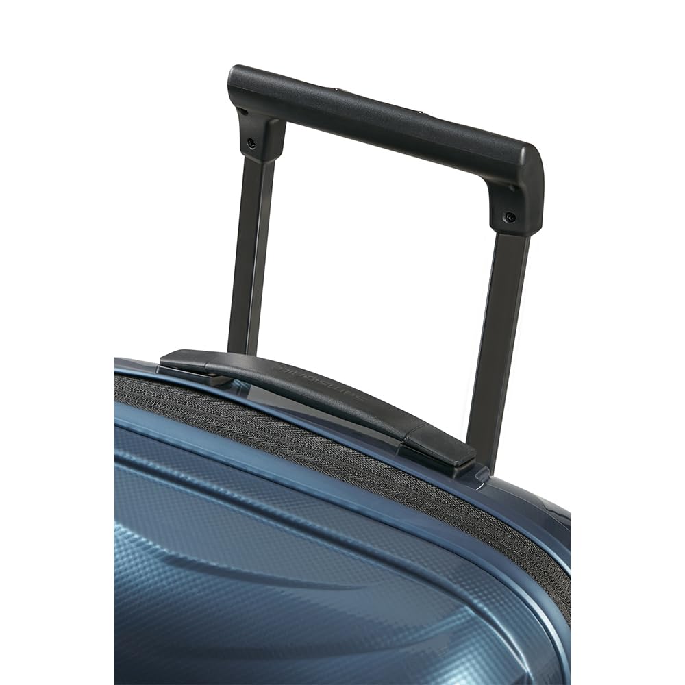 Samsonite Attrix - Spinner S, Echarlizable Hand Luggage, 55 cm, 38/44 L, Azul (Azul de Acero)