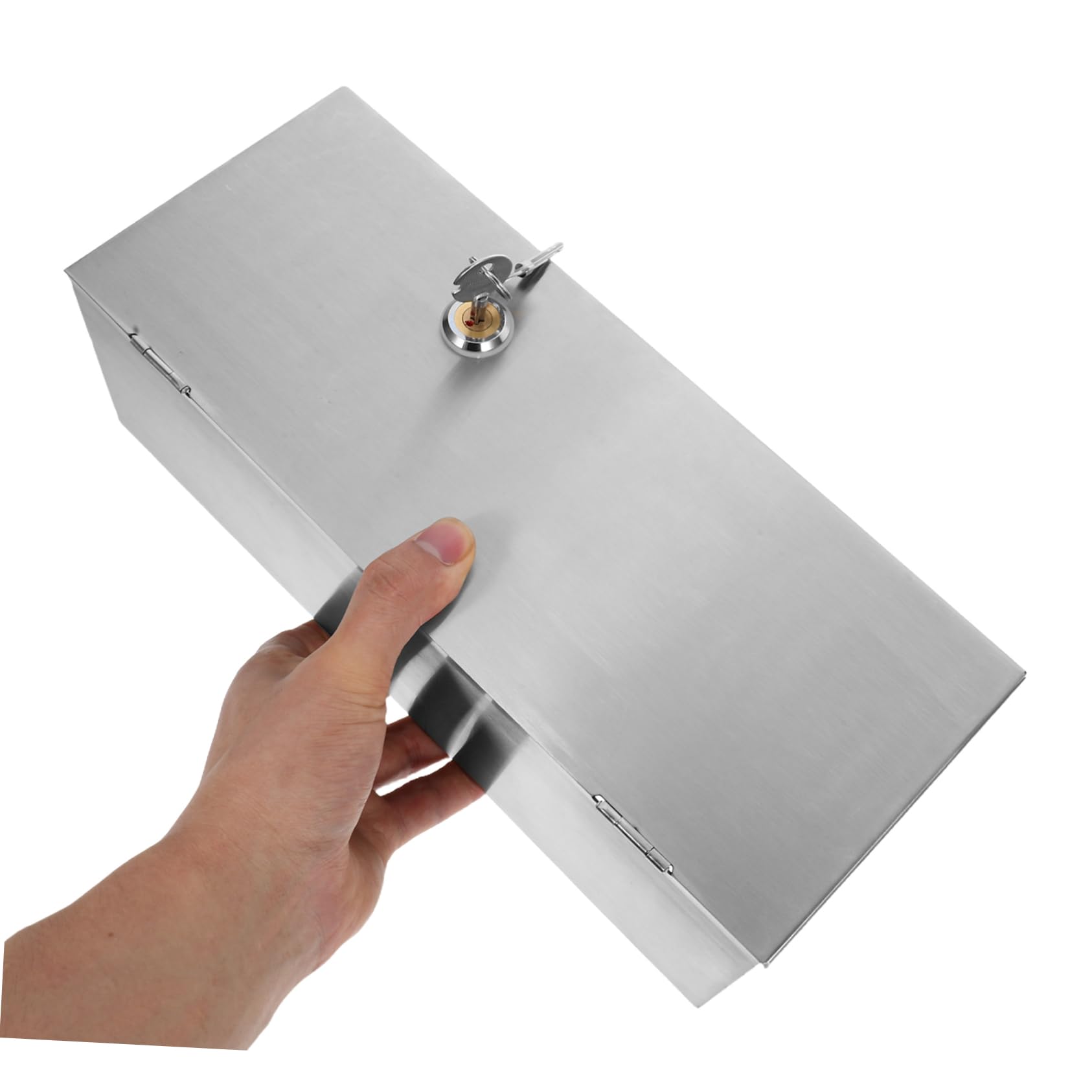 Homoyoyo Caja Protectora Antirrobo Cubierta Segura de Acero Inoxidable para Enchufes Tipo 86 para Interruptores de Pared en Hogares Residenciales