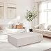 Produktbild Home Deluxe - Couchtisch Amiri - Farbe: Beige, Größe: 120 x 80 cm, MDF Platte, ohne Montage I Wohnzimmertisch Beistelltisch Sofatisch