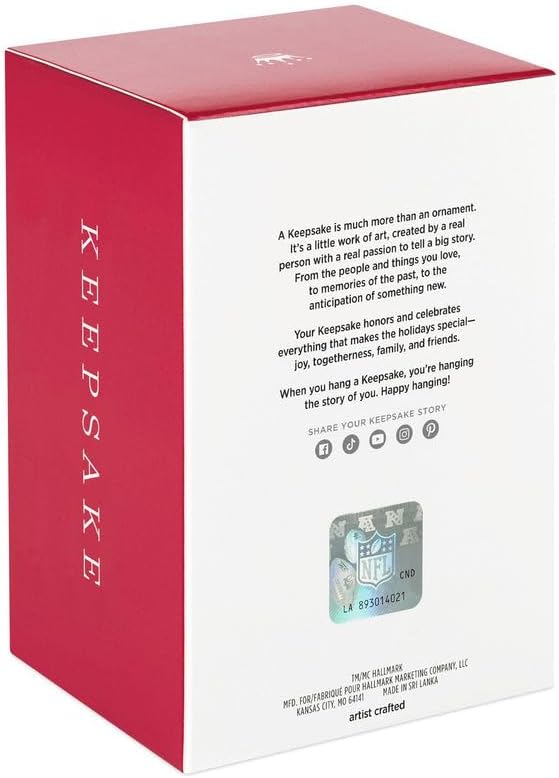 Hallmark Travis Kelce Chiefs Ornament - Plastic, Christmas