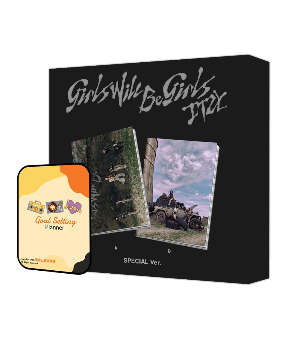 ITZY Girls Will Be Girls Album [Version A (Special ver)]+Pre Order Benefits+BolsVos Exclusive K-POP Inspired Digital Merches