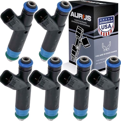 x6 SET Aurus OEM Fuel Injectors 1L5E-C4A 1L5E-C4B Compatible with 2001 02 03 04 05 06 07 2008 Ford Ranger for Mazda B3000 3.0L V6 Cylinder Engine Extended Standard Cab Pickup 2 & 4 door 1L5Z-9F593-CA