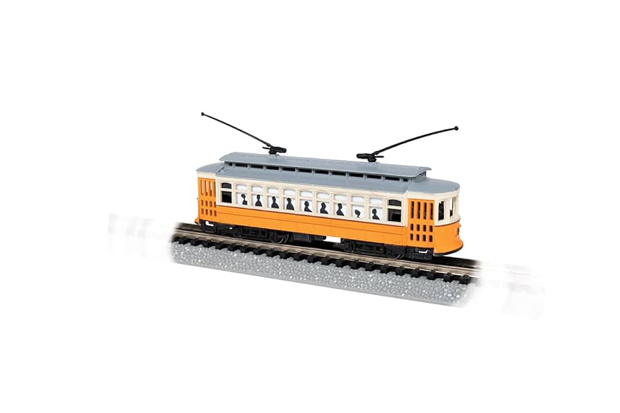 Amazon.com: Bachmann Trains - Brill Trolley - Orange, Cream