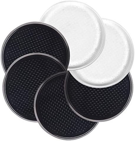Sticky Cell Pads, Premium Anti Slip Gel Pad, Multi Function Non Slip Gel Holder for Phone Pad Remote Control Camera Speakers Water Cup Key Sticky Lint Dust Remover 6-PACK