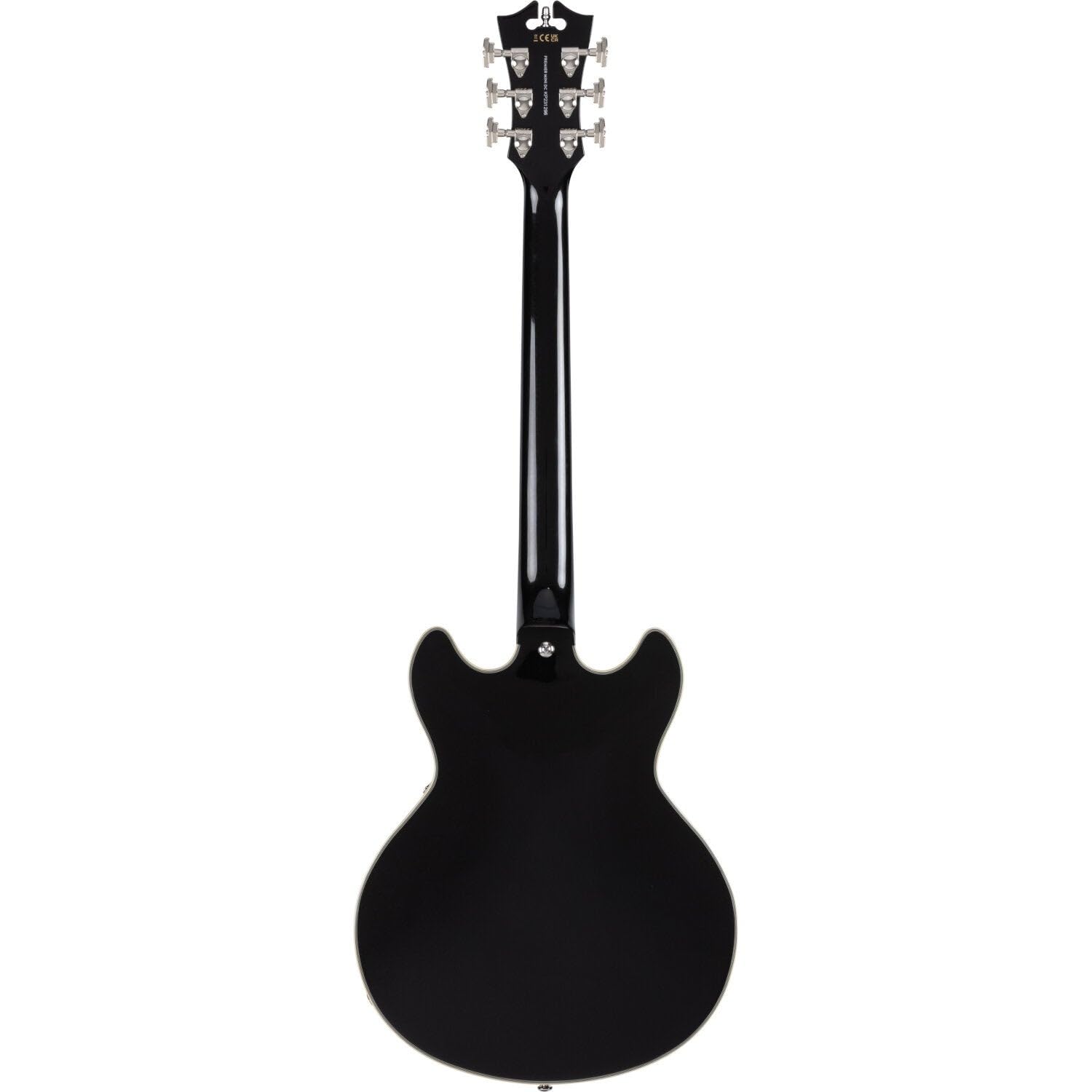 D'Angelico Premier Mini DC Brown Burst Stopbar Semi-Acoustic Guitar with Gig Bag