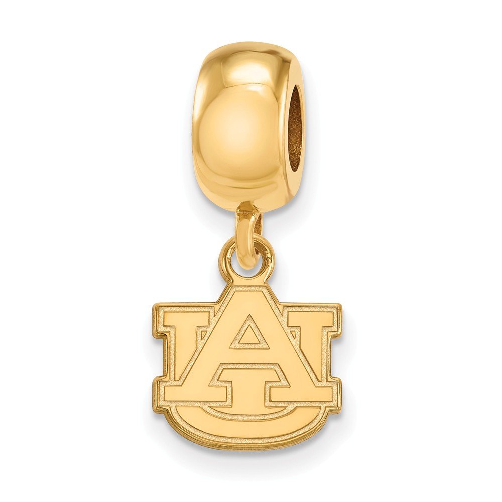 Auburn Bead Charm Extra Small (3/8 Inch) Dangle (Gold Plated)