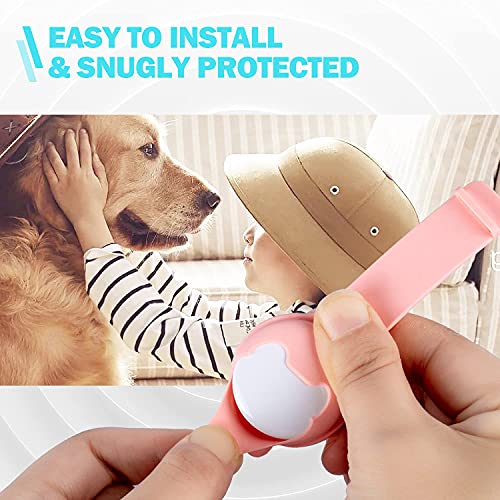 Ficcowi Custodia protettiva per AirTag per collare...