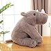 Decanyue 40/60 cm Morbido Adorabile Rinoceronte Peluche Cuscino Kawaii Peluche Peluche per Bambini Baby Doll Bambini Ragazze Regalo 60 cm b