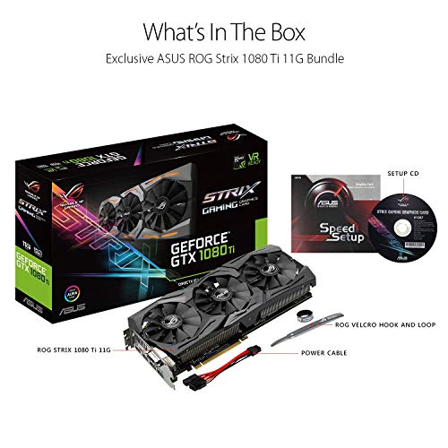 Image of ASUS ROG STRIX GeForce GTX 1080 TI 11GB VR Ready 5K HD Gaming Graphics Card (ROG-STRIX-GTX1080TI-11G-GAMING) (Renewed)