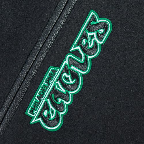 Pro Standard Mens NFL Philadelphia Eagles Best Of Varsity Jacket Black/Green XL - Image 3