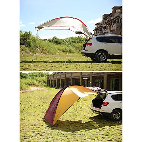 Tente de hayon pour SUV et monospaces blanche avec arceaux en aluminium - 6