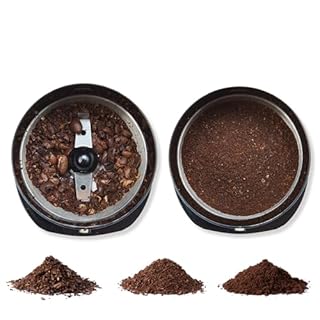 Amazon Basics Macinacaffè elettrico in acciaio inossidabile