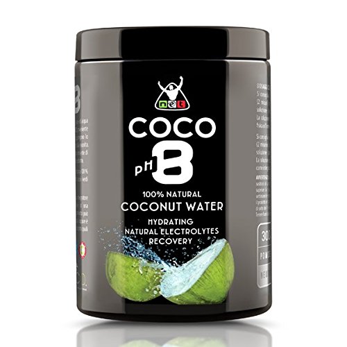NET COCO PH 8 100% Natural Coconut Water Hydrating Natural Electrolytes Recovery 300 g. Lactose Free, Gluten Free