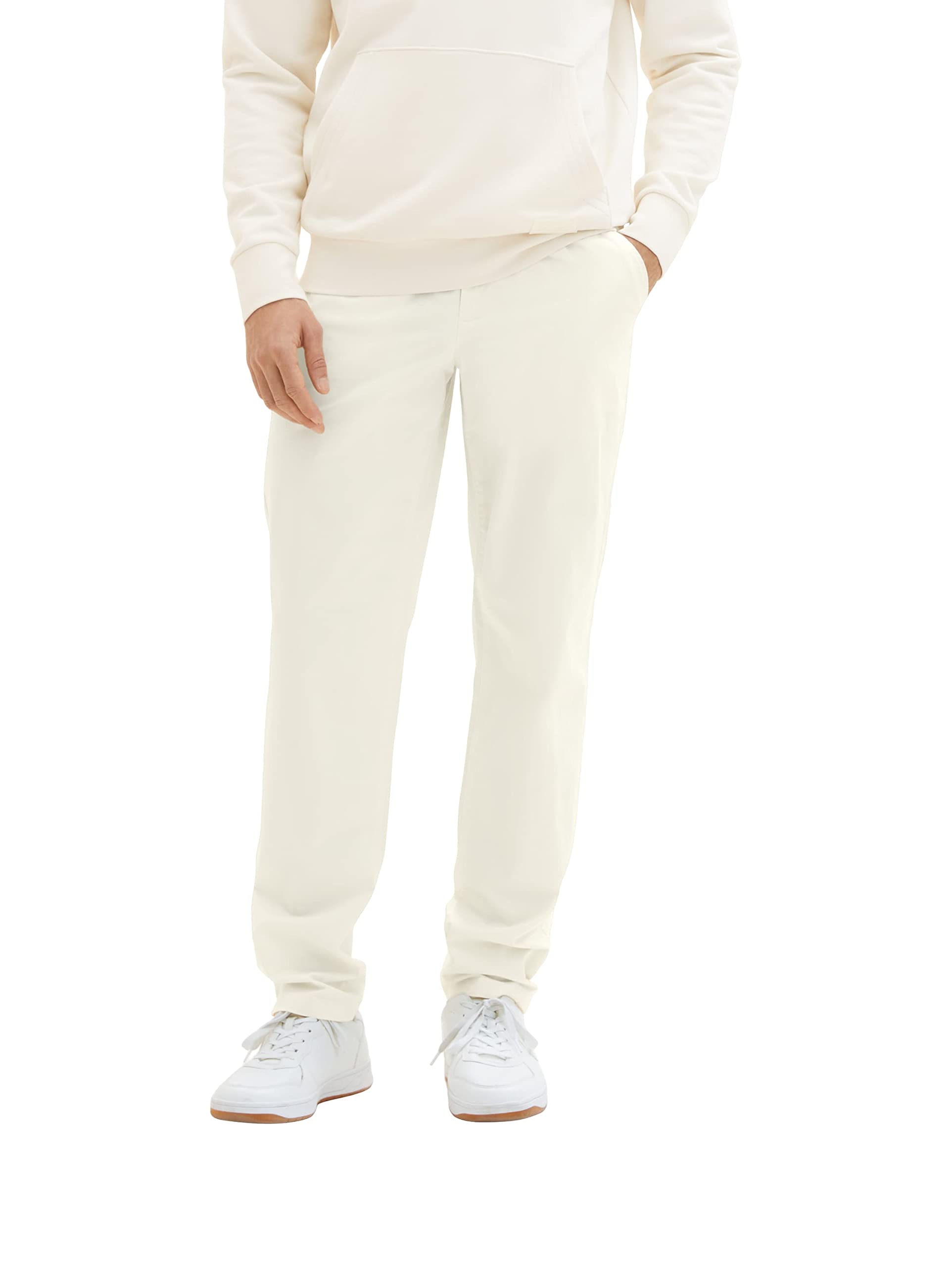 TOM TAILOR Men's Relaxed Tapered Chino Trousers