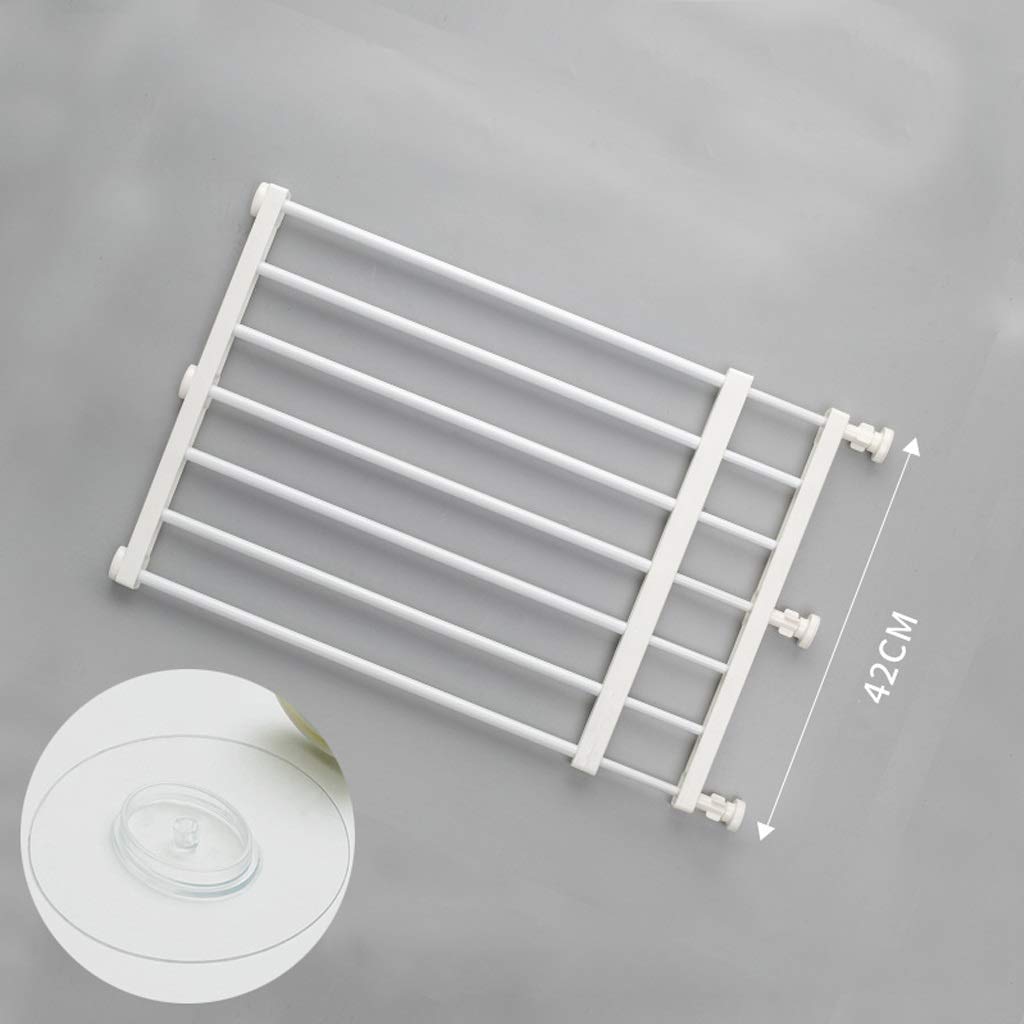 Pet Playpens Gates Sicurezza Porta Di Sicurezza Dell'Animale Domestico Espandibile, Supporto per la Pressione per la Scala Scala Di Isolamento Barriera Di Isolamento Balustri/Height 42Cm/Length