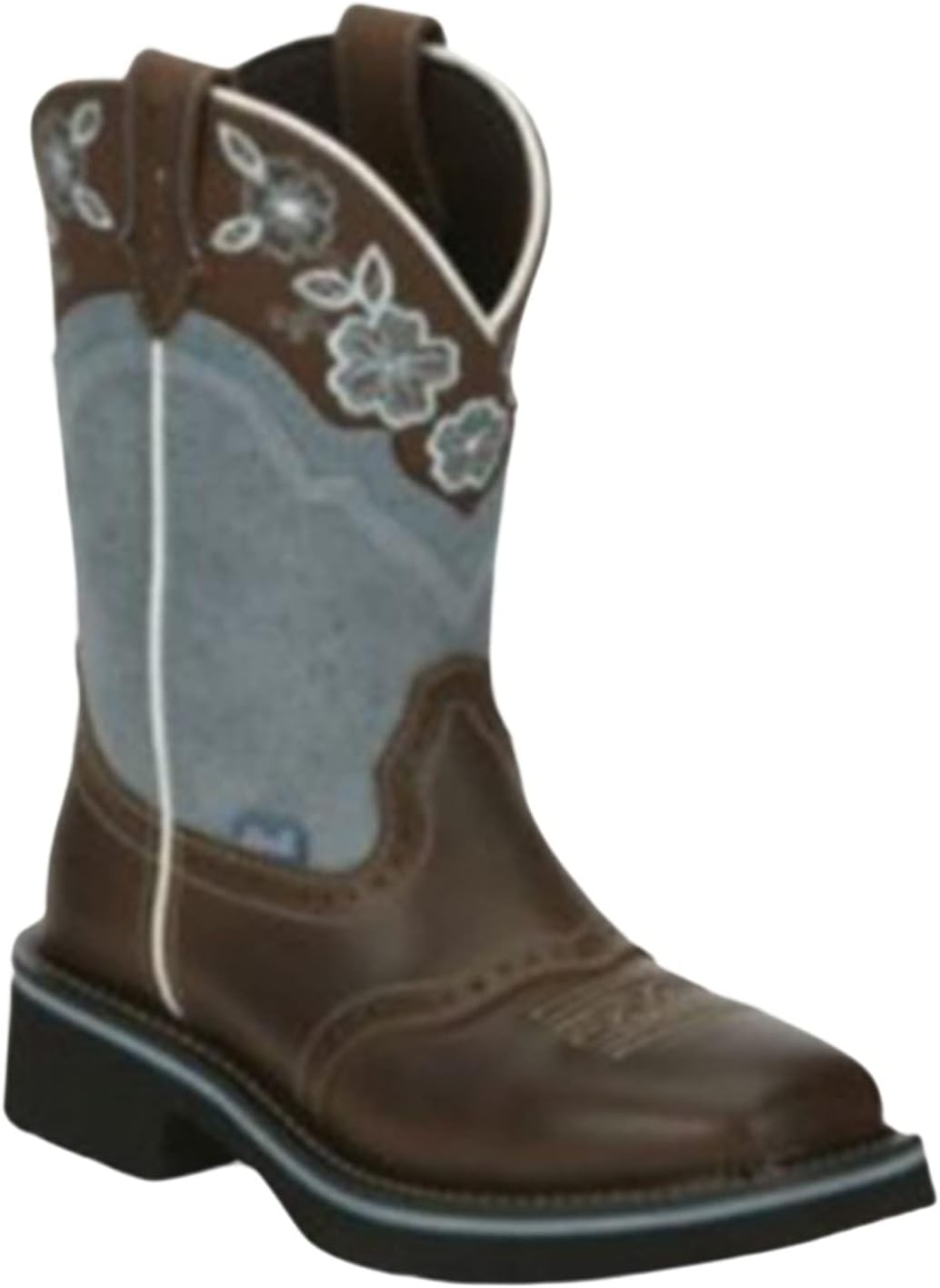 Justin Starlina 11" Women's Gypsy Cowgirl Boots, Embossed Leather, Square Toe, Comfortable J-Flex System, Stylish & Durable