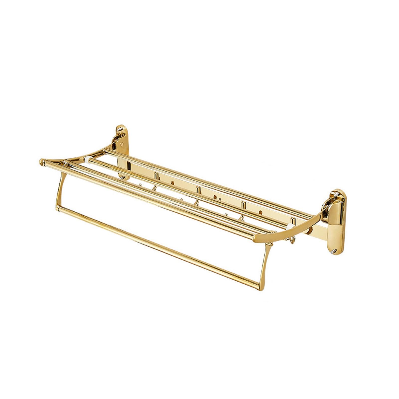Solución de almacenamiento de baño en acero inoxidable satinado duradero