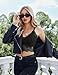 Avidlove Women's Lace Bralette Sexy Camisoles Strap Crop Top Bra A-Black