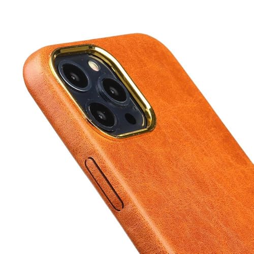 Coque iPhone 12 Pro en cuir uni noir avec doublure souple et élégante