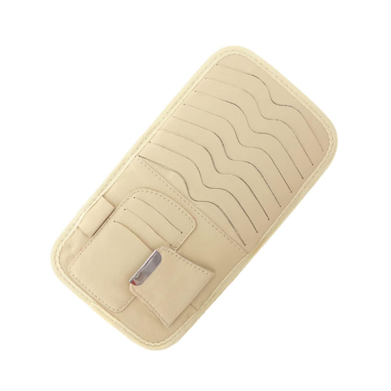 ibasenice 3St Aufbewahrung der Sonnenblende im Auto LKW- -Organizer Kunst runder Filz Sonnenblende für auto Halter Rechnung falten Wagen Autoclip Brillenclip Clip für Sonnenblende