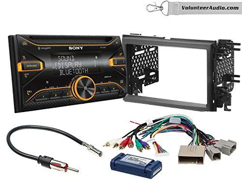Sony WX-920BT Double Din Radio Install Kit With Sirius XM Ready, USB/AUX, CD