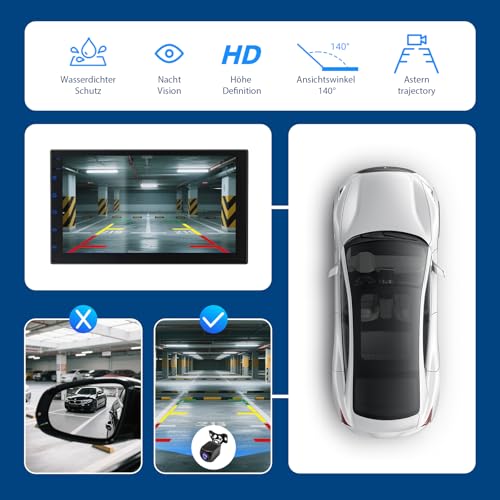 Image of Haudio Double Din Car Radio with Wireless CarPlay & Android Auto, 7 inch HD Touchscreen Car Stereo with Mirror Link, Backup Camera, GPS Navigation, Bluetooth, Voice Control, SWC /FM /AM /RDS (2+32G)