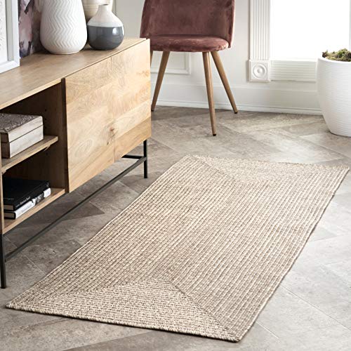 nuLOOM Wynn Braided Indoor/Outdoor Runner Rug, 2' 6" x 8', Tan