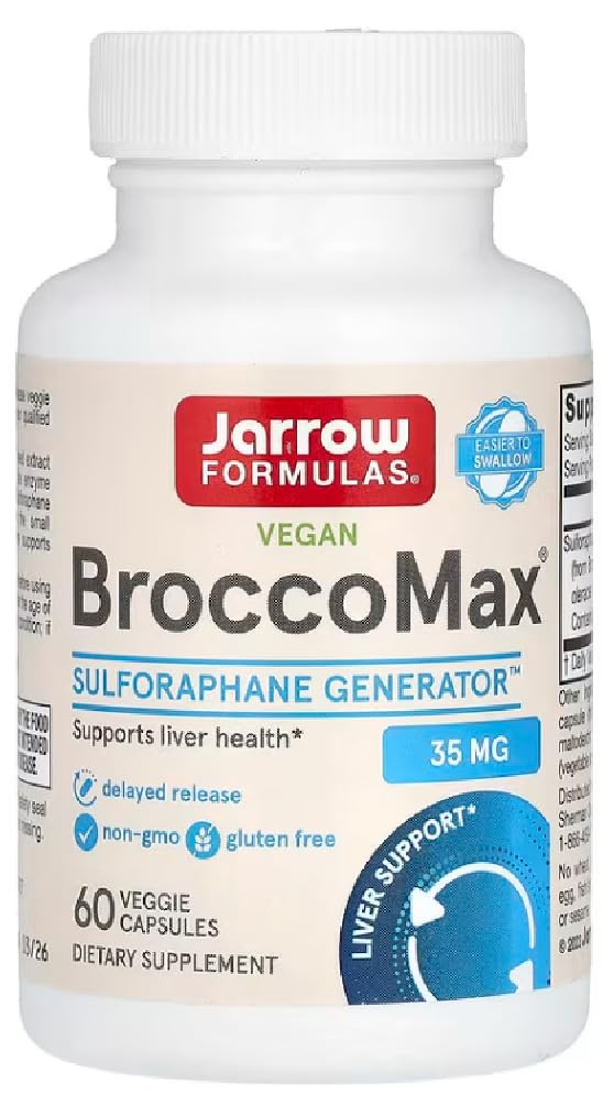 Jarrow Formulas - BroccoMax | Brokkoli-Extrakt zur Unterstützung des Zellschutzes - 60 Kapseln