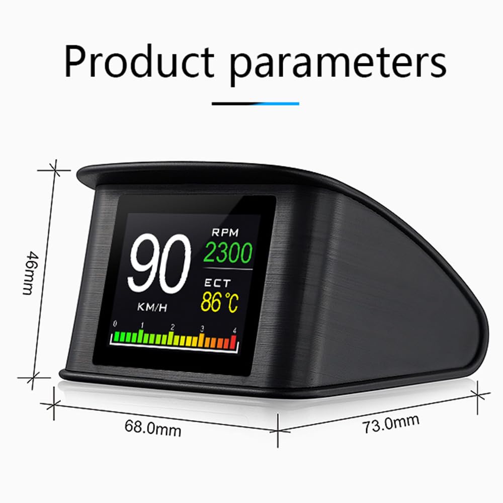 Head Up Display Computadora de a Bordo HUD Pantalla Frontal Velocímetro Digital Temperatura del Agua Consumo Combustible Accesorios electrónicos for automóviles