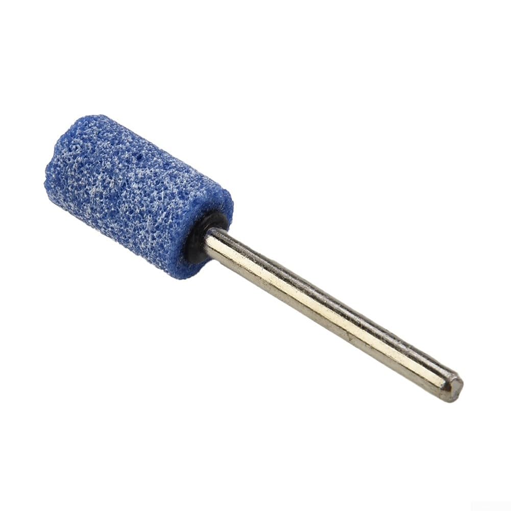 Eawfgtuw Set di punte per smerigliatura in ceramica, 10 pezzi, kit di punte rotanti per metallo, legno, lucidatura di giada, compatibile con fusti con gambo da 1/8 di pollice