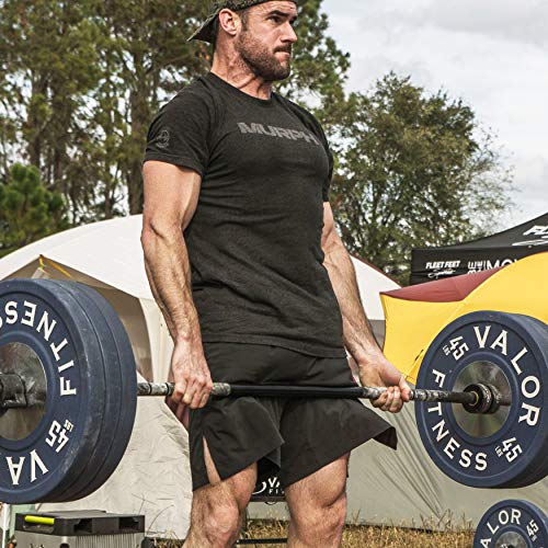 Valor Fitness OB-86-750B Men's Olympic Bar with Whip Action – Ideal for Cross Training, Black, One Size Fits All