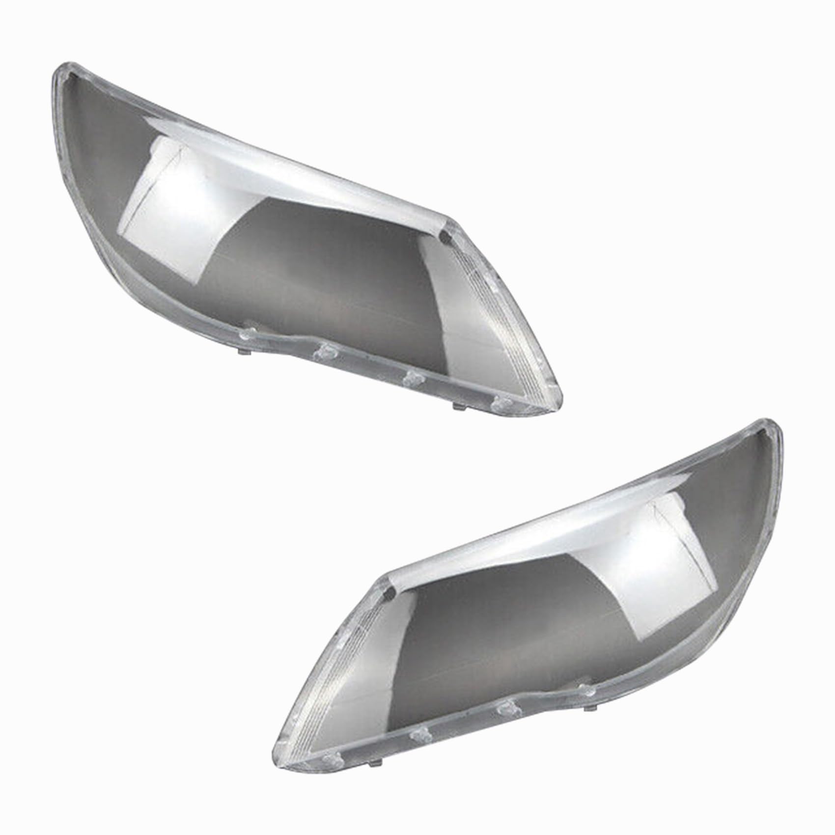 FUNFOB Copertura Faro Auto 1 Paio Fari Auto Copriobiettivo Paralume Trasparente per VW per Tiguan 2009-2012 Copertura Faro Anteriore Automobile