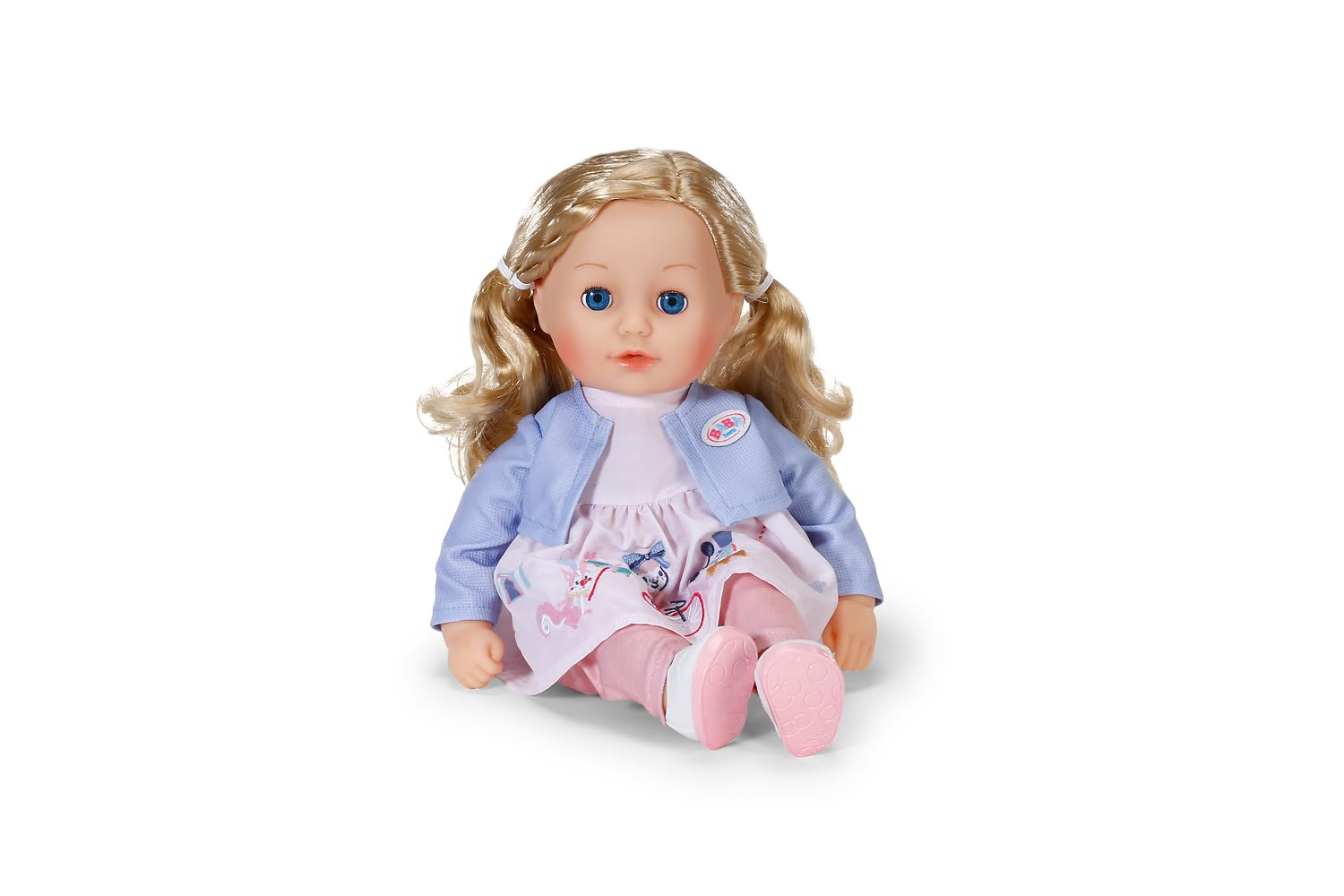 BABY Born Sophia Rose - Weiche 36cm große Babypuppe - Puppe mit hochwertigen blonden Haaren & Schlafaugen - Geeignet für Kinder ab 1 Jahr