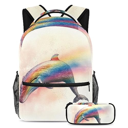Sac à dos baleine pour voyage et école destiné aux garçons et filles