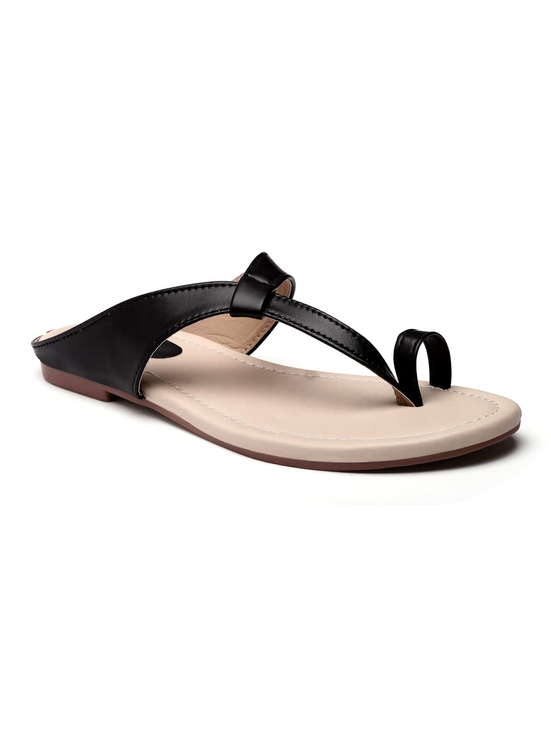 Women Casual One Toe Flats-image-3