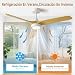 Imagen de Ateroll Ventilador de Techo con Luz Silencioso