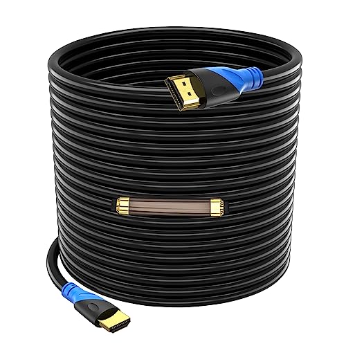 Image of 4K HDMI 85 FT Cable (HDMI 2.0,18Gbps) Ultra High Speed Gold Plated Connectors,Ethernet HDMI Cord, 4K@60HZ 2K 1080P 3D ARC Compatible with UHD TV Monitor Laptop Xbox PS4 /PS5 ect(25m)