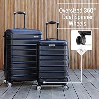 Samsonite Omni 2 Hardside 2 Piece Set - Includes Global Carry-On & Medium Checked Suitcases - 360° Dual Spinner Wheels - Integrated TSA Lock & Expansion - Amazon Exclusive - Midnight Black — image 2