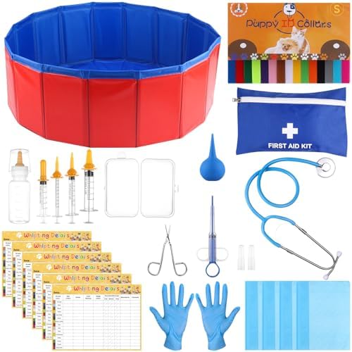 Pet Supplies 60Pcs Puppy Kitten Whelping Kit Birthing Supplies