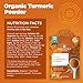 Navitas Organics Turmeric Powder – for Smoothies, Golden Milk, Curries & More – Natural Curcumin – Anti-inflammatory – USDA Organic, Non GMO, Kosher Gluten Free, Vegan (8oz. Bag, 45 Servings)