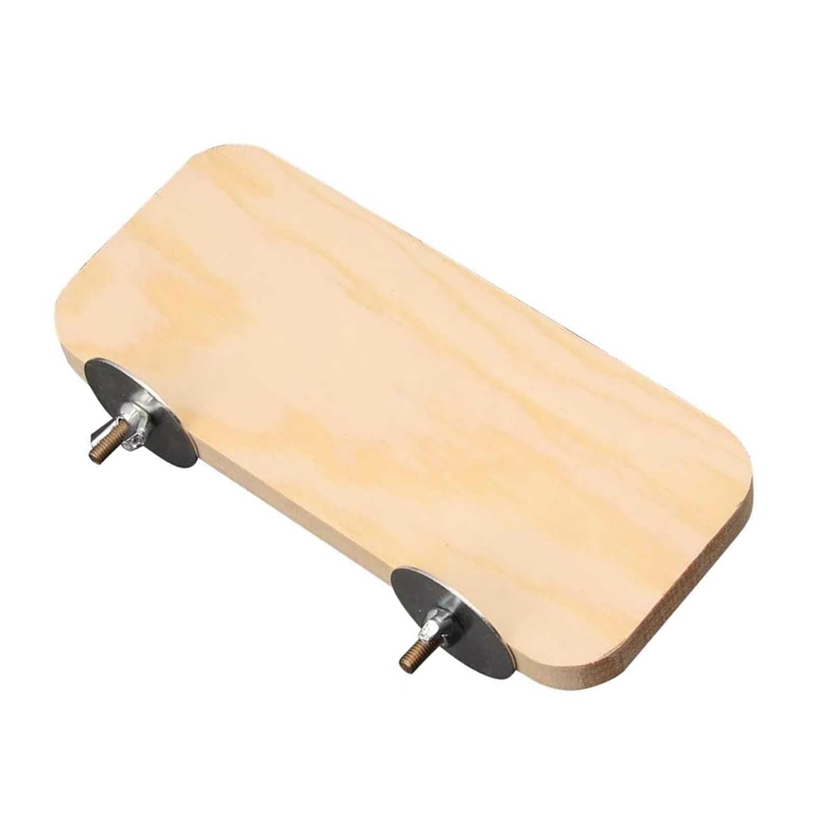 Durable Pet Parrot Springboard Hanging Swing Bird Platform Climbing Funny Exercise Wood Parrot Springboard Stand Corner Shelf Laddered for Parrot Cage