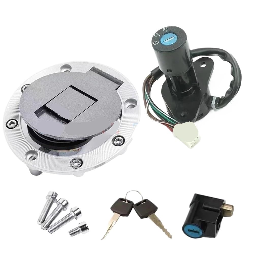 Interruptor Encendido para GS125 GS150 125cc 150cc | Bloqueo interruptor encendido motocicleta tapa combustible 6 cables para GS125 GS150 125cc 150cc