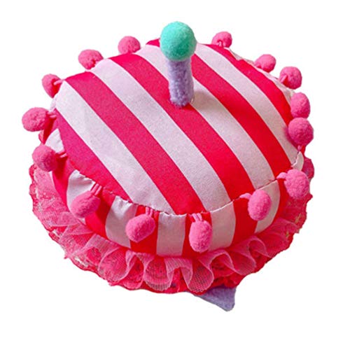 KESYOO Chapéu Do Bolo de Aniversário Com Vela Novidade Boné de Feltro Feliz Aniversário Chapéu para