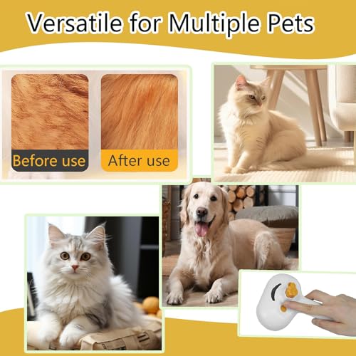 Cepillo de vapor para mascotas adiós pelos sueltos en el sofá y hogar 4