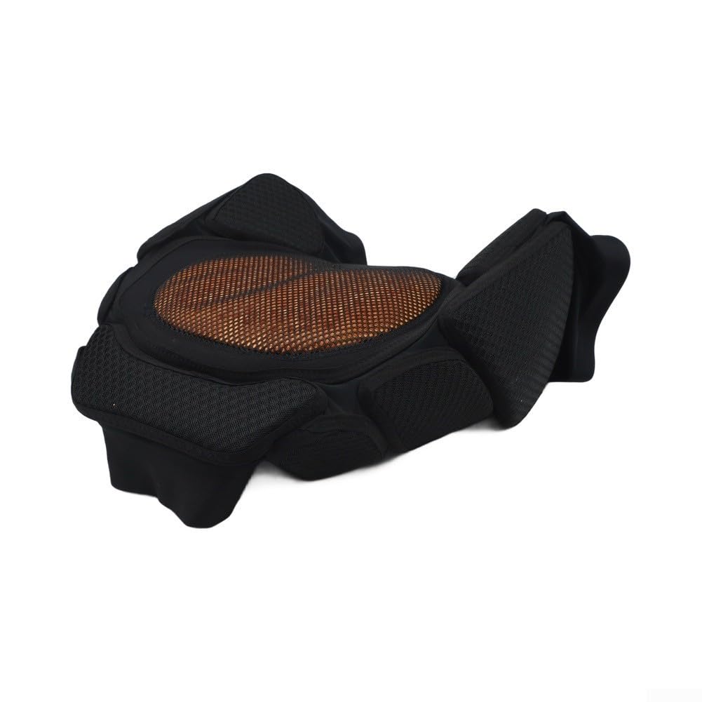 Pantaloncini protettivi imbottiti con protezioni per fianchi in EVA, per sci, snowboard, traspiranti, per coccige, glutei e cosce, unisex, per adulti, colore nero